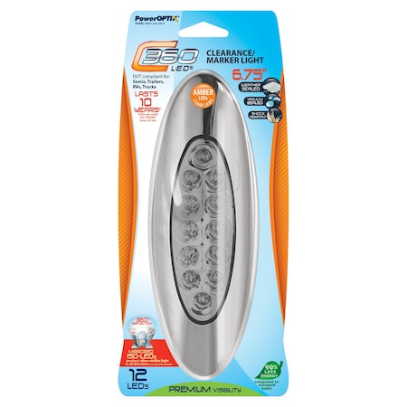 Poweroptix C360LED LgOvalMarkerLghtClrAmb 101-005204